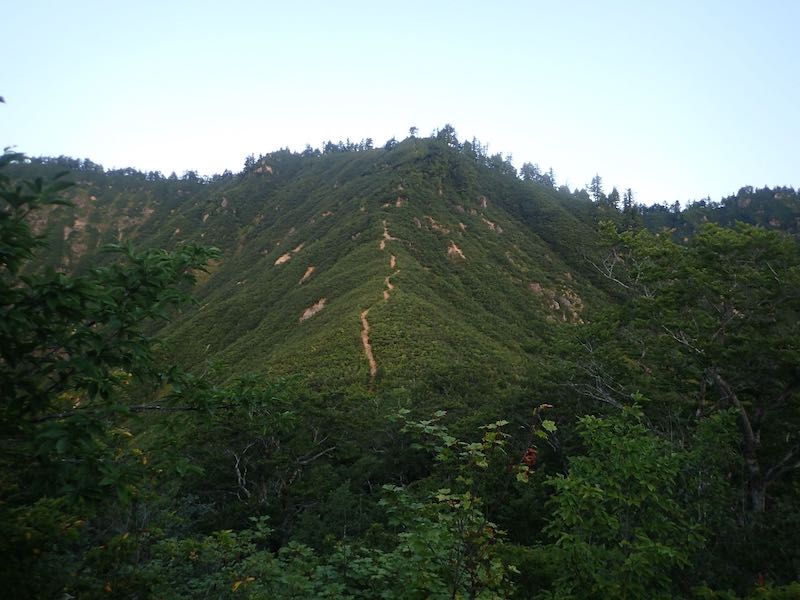 下台倉山への登りは急だな